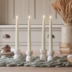 Lot De 4 Chandelles TruGlow® Avec Télécommande