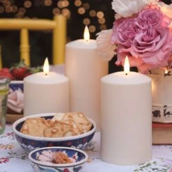 3 Bougies D'Extérieur à LED TruGlow® Avec Télécommande 27 3 Bougies D'Extérieur à LED TruGlow® Avec Télécommande -Light4fun Boutique CA20004 3 bougies dexterieur a led truglow en deco d exterieur 2