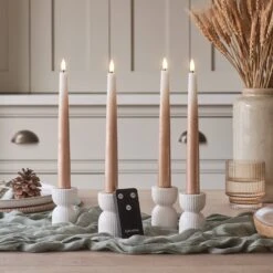 Lot De 4 Chandelles TruGlow® Effet Ombré Bronze Télécommandées 8 Lot De 4 Chandelles TruGlow® Effet Ombré Bronze Télécommandées -Light4fun Boutique CA20012RC lot de 4 chandelles truglow r effet ombre bronze telecommandees