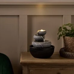 Fontaine Lumineuse D'Intérieur Lodore, En Cascade 11 Fontaine Lumineuse D'Intérieur Lodore, En Cascade -Light4fun Boutique FT24004EU Fontaine Lumineuse d Interieur en Cascade 4