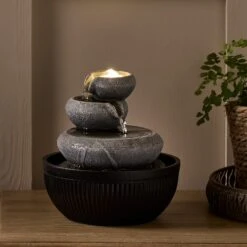 Fontaine Lumineuse D'Intérieur Lodore, En Cascade 12 Fontaine Lumineuse D'Intérieur Lodore, En Cascade -Light4fun Boutique FT24004EU Fontaine Lumineuse d Interieur en Cascade 5