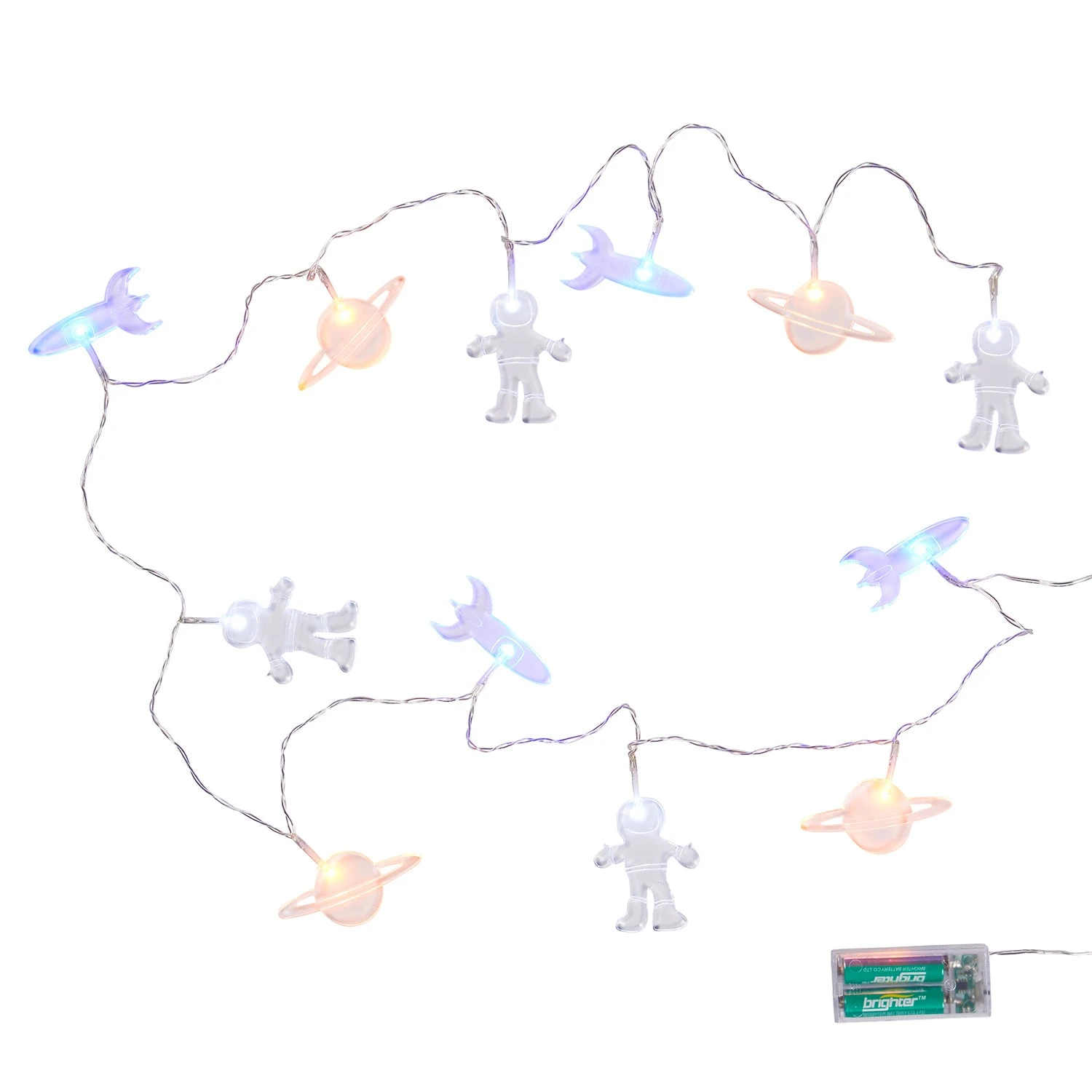 Guirlande Lumineuse Enfant 12 LED – Fusée, Planète, Astronaute 4 Guirlande Lumineuse Enfant 12 LED – Fusée, Planète, Astronaute – Image 4