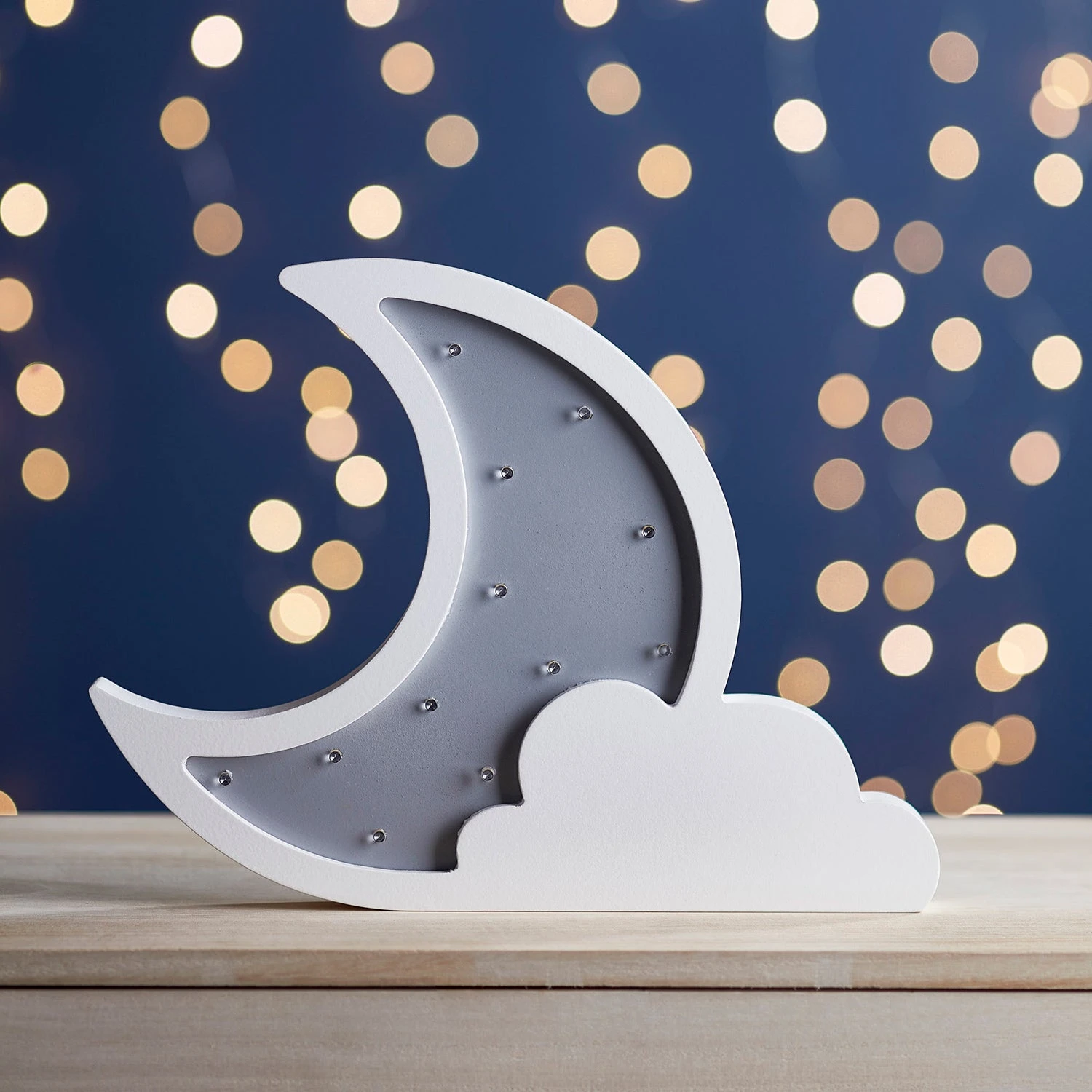 Lampe De Chevet Nuage Et Lune à LED 2 Lampe De Chevet Nuage Et Lune à LED – Image 2