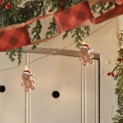 Guirlande Lumineuse 10 LED Bonhommes Pain D’Épices