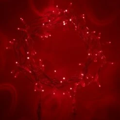 Guirlande Lumineuse Core Connect 30m 300 LED Rouge Câble Transparent Raccordable