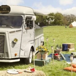 2 Torches Solaires LED En Bambou -Light4fun Boutique SL14042 Large Bamboo Torches Garden Stakes Solar Lights Van Summer Picnic P3