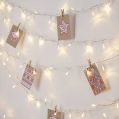 Guirlande Lumineuse Intérieure 100 LED Blanc Chaud, 8m -Light4fun Boutique SLF 100 YWC guirlande lumineuse interieure 100 led blanc chaud 8m