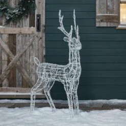 Renne Lumineux En Acrylique Swinsty 12 Renne Lumineux En Acrylique Swinsty -Light4fun Boutique XX2001EU Renne lumineux de noel en acrylique proche eteint 1