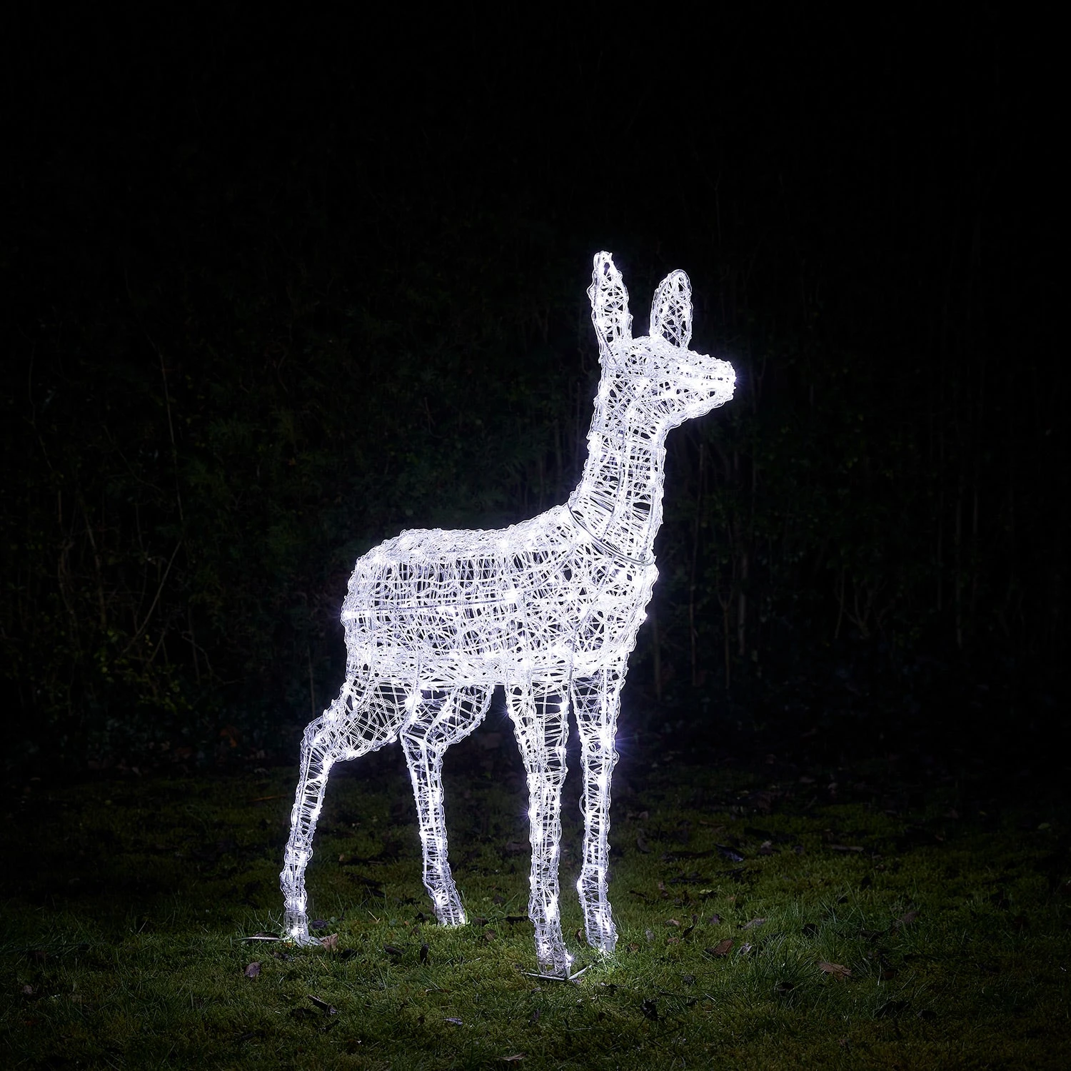 Biche De Noël Lumineux En Acrylique Swinsty à LED Bicolore 4 Biche De Noël Lumineux En Acrylique Swinsty à LED Bicolore – Image 4