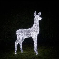 Grande Biche De Noël Swinsty De 1,4 M à LED Bicolore