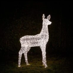 Grande Biche De Noël Swinsty De 1,4 M à LED Bicolore -Light4fun Boutique XX2310 grande biche de noel swinsty de 1 4 m a led bicolore 3